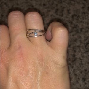 Tiffany & Co Wave Three Row Ring by Elsa Peretti